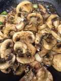 Champignons con salsa de soya