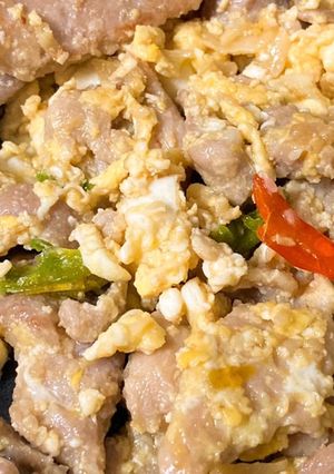 รูปของ ไข่ผัดพริก