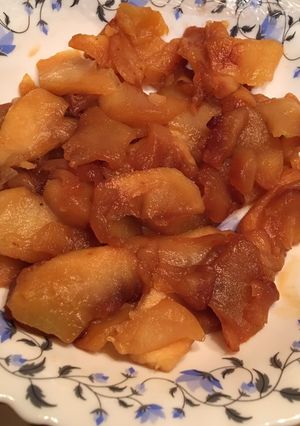 Una foto de Manzanas caramelizadas