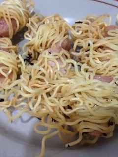 Foto resep Mie Gulung Sosis Simple