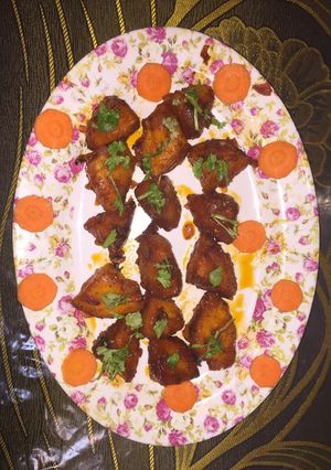 A picture of Idli manchurian.