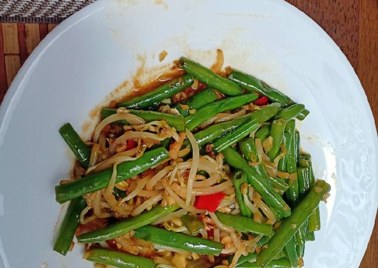 Tumis buncis ebi