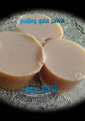 Foto resep puding gula jawa