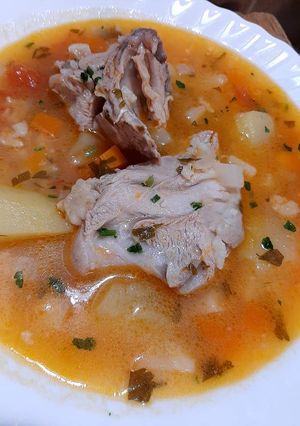 O poză a rețetei Ciorbă de miel.
