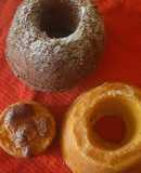 Budincitos, de Mandarina, Cappuccino(café Dolca instantáneo) y Marmolado (mezcla de ambos gustos)