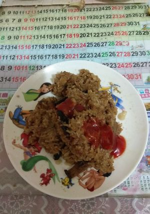 香菇油飯 的食譜成品照片