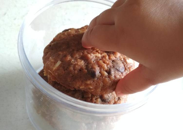 13 Resep: Choco Chips Cookies (with Oat), Bikin Ngiler
