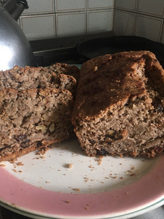 Una foto de Budín integral vegano