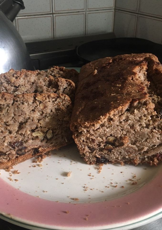 Una foto de Budín integral vegano