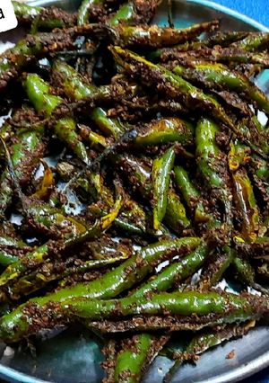 चिल्ली फ्राई (chilli fry recipe in Hindi) रेसिपी मुख्य फोटो