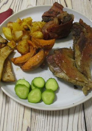 Omlós fűszeres pulykasült 🍗 sütőben sütve 🔥 recept fotója
