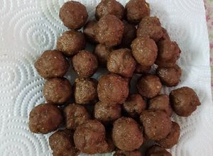 صورة لوصفة كرات اللحم أو راس العصفور meat balls