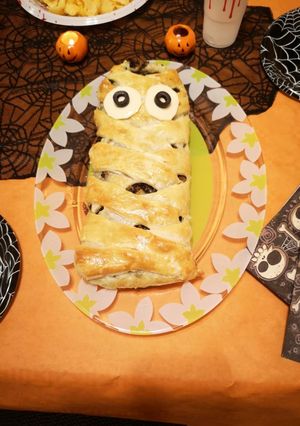 Una foto de Momia de hojaldre (postre o merienda)