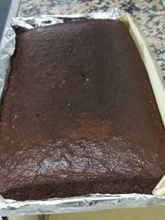 Una foto de Bizcocho de chocolate