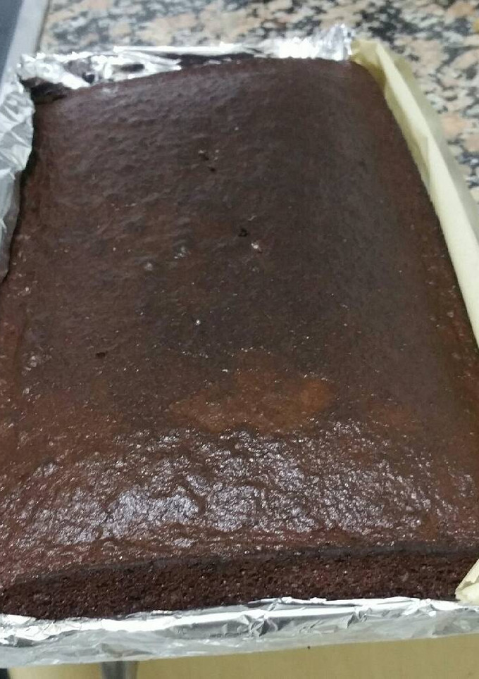 Una foto de Bizcocho de chocolate