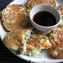 Nattō & Potato Pancakes A picture of Nattō & Potato Pancakes.
