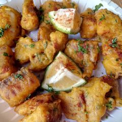 A picture of Fish Bhajia.
