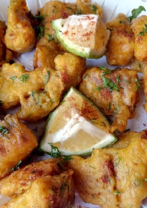 A picture of Fish Bhajia.