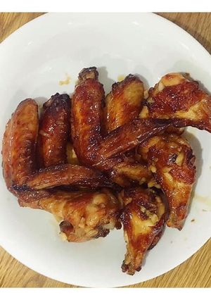 Hình của món Cánh gà chiên mắm nồi chiên không dầu.