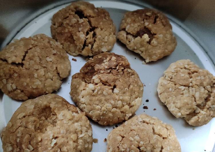 Simple Way to Make Super Quick Homemade Oats honey cookies