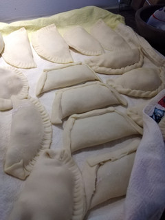 Una foto de Masa para empanada frita