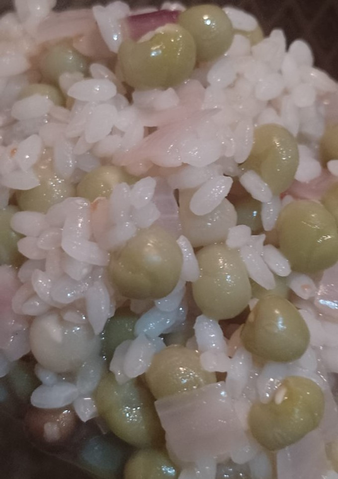 Una foto de Riso e bisi vegano
