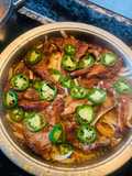 Sash's chilli and onion chops