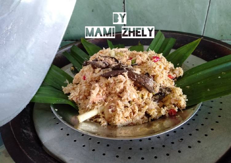 Resep Pepes Kelapa Udang Kecepe, Enak Banget