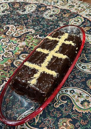 عکسی از دستور کیک یخچالی