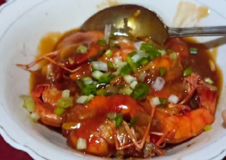 Udang saus mentega