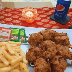 A picture of Crispy fried chicken 🍗.