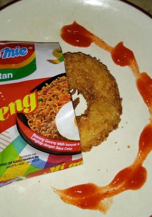 Foto resep Donat Indomie Goreng