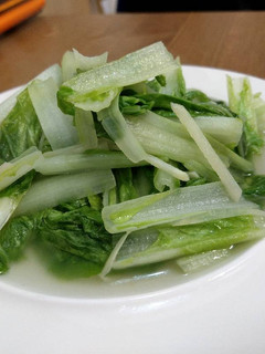 薑絲炒小白菜 的食譜成品照片