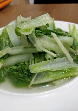 薑絲炒小白菜 的食譜成品照片