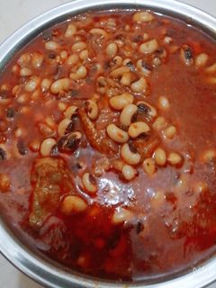 صورة لوصفة لوبيا باللحمه😋