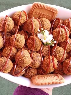 صورة لوصفة كرات اللوتس😋
