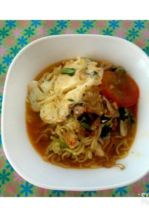 Foto resep Mie nyemek sederhana