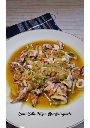 Foto resep Cumi cabe ijo