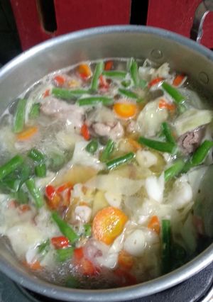 Foto resep Sup ayam sayur