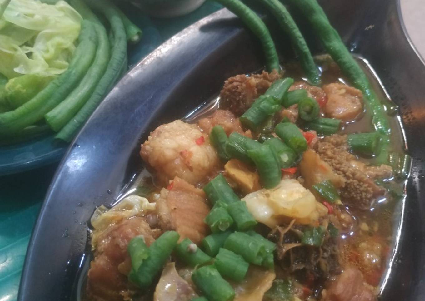 Jeroan Sapi rempah ketjap