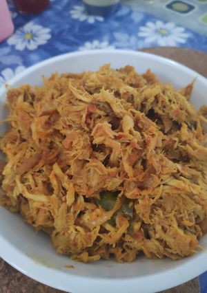 Foto resep Ayam Suwir Pedas