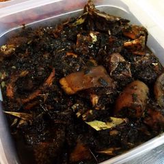 A picture of Vegetable soup.