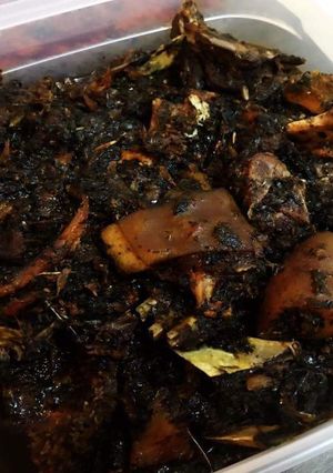 A picture of Vegetable soup.