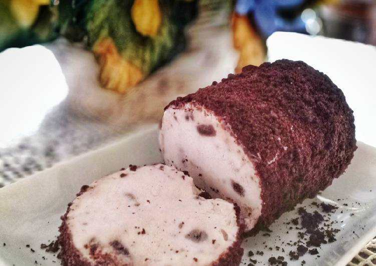 Langkah Mudah untuk Menyiapkan Oreo Ice Cream Roll, Enak
