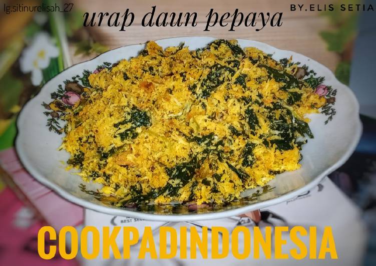 Urap daun pepaya khas nenek ku😁