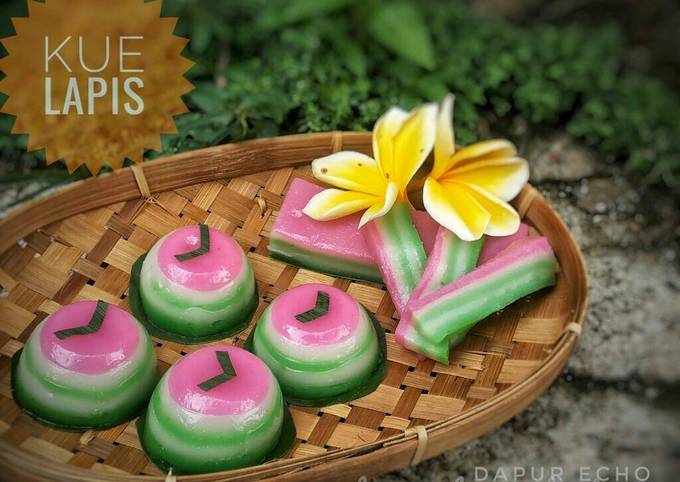 Kue lapis pelangi a.k.a lapis pepe