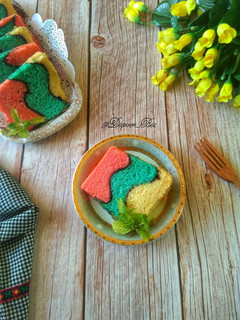 Foto resep Topo Map Chiffon Cake