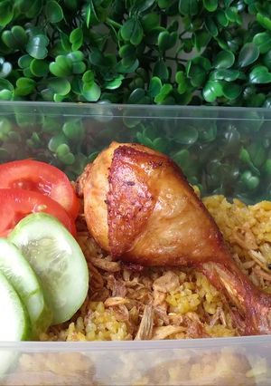 Foto resep Nasi Kebuli Ayam (Magicom)