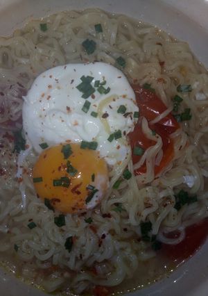 Foto resep Indomie telor ayam kampung