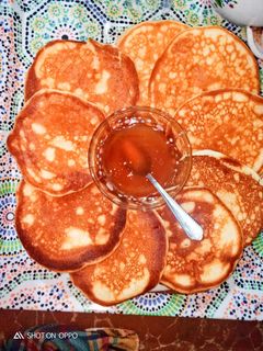 صورة لوصفة بان كيك المقلاة